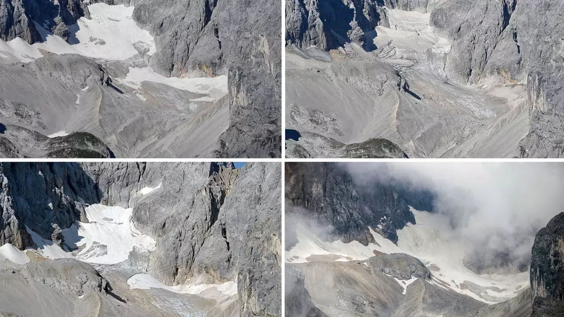 Der Höllentalferner könnte am längsten bestehen bleiben. (Archivbild) - Bild: Angelika Warmuth/Matthias Balk/dpa