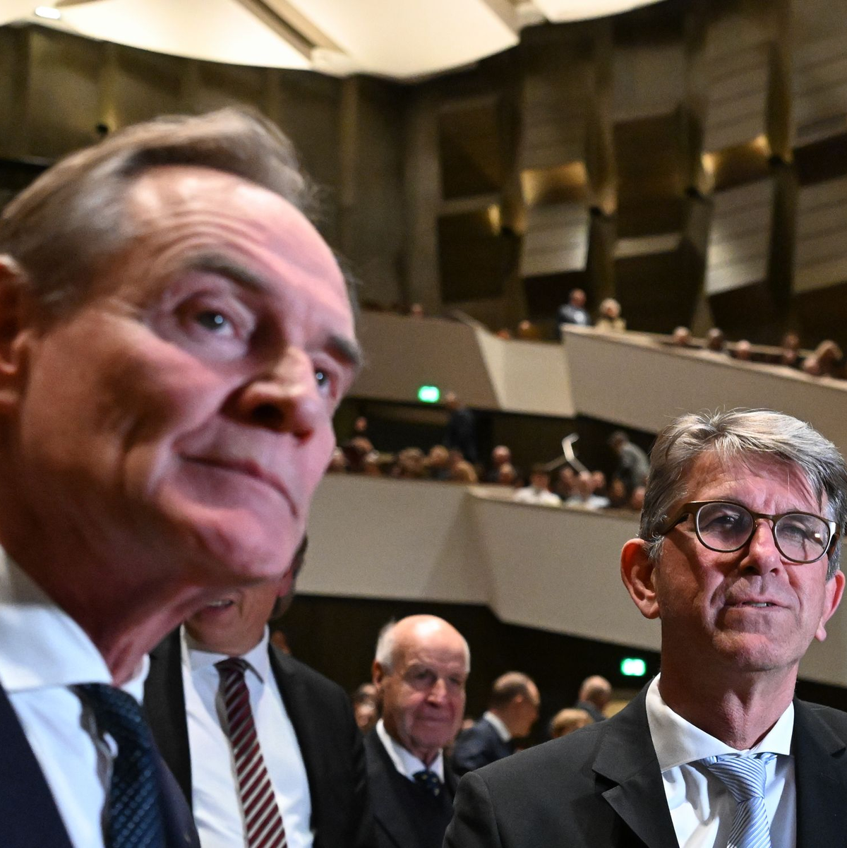 Auch der Leipziger Bürgermeister Burkhard Jung war aus Weimers Sicht nicht so freundlich wie sonst. - Foto: Hendrik Schmidt/dpa