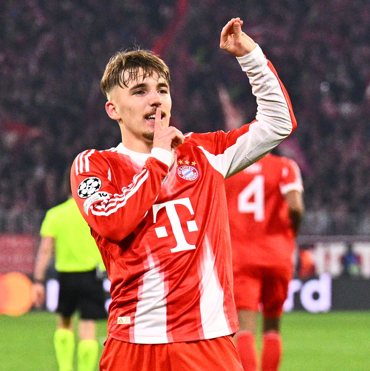 Lennart Karl gehört erstmals zum Aufgebot der Fußball-Nationalmannschaft.  - Foto: Tom Weller/dpa