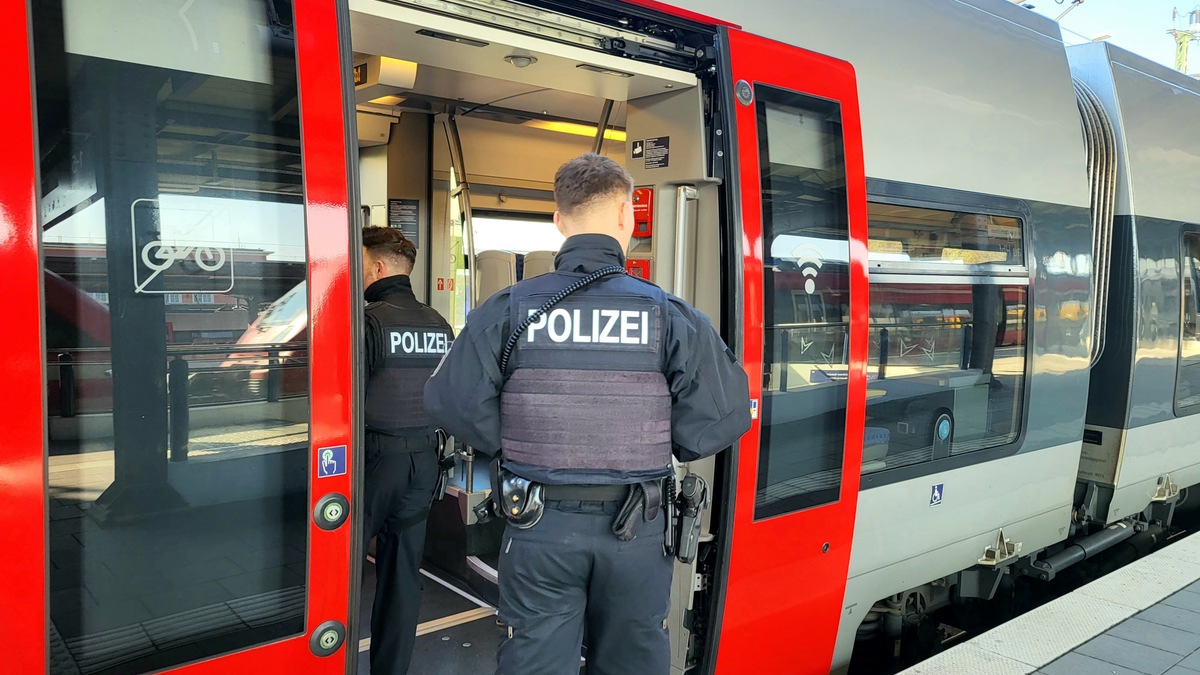 BPOLI MD: Gemeinsamer Einsatz von Bundes- und Landespolizei sowie Deutscher Bahn - Foto: presseportal.de
