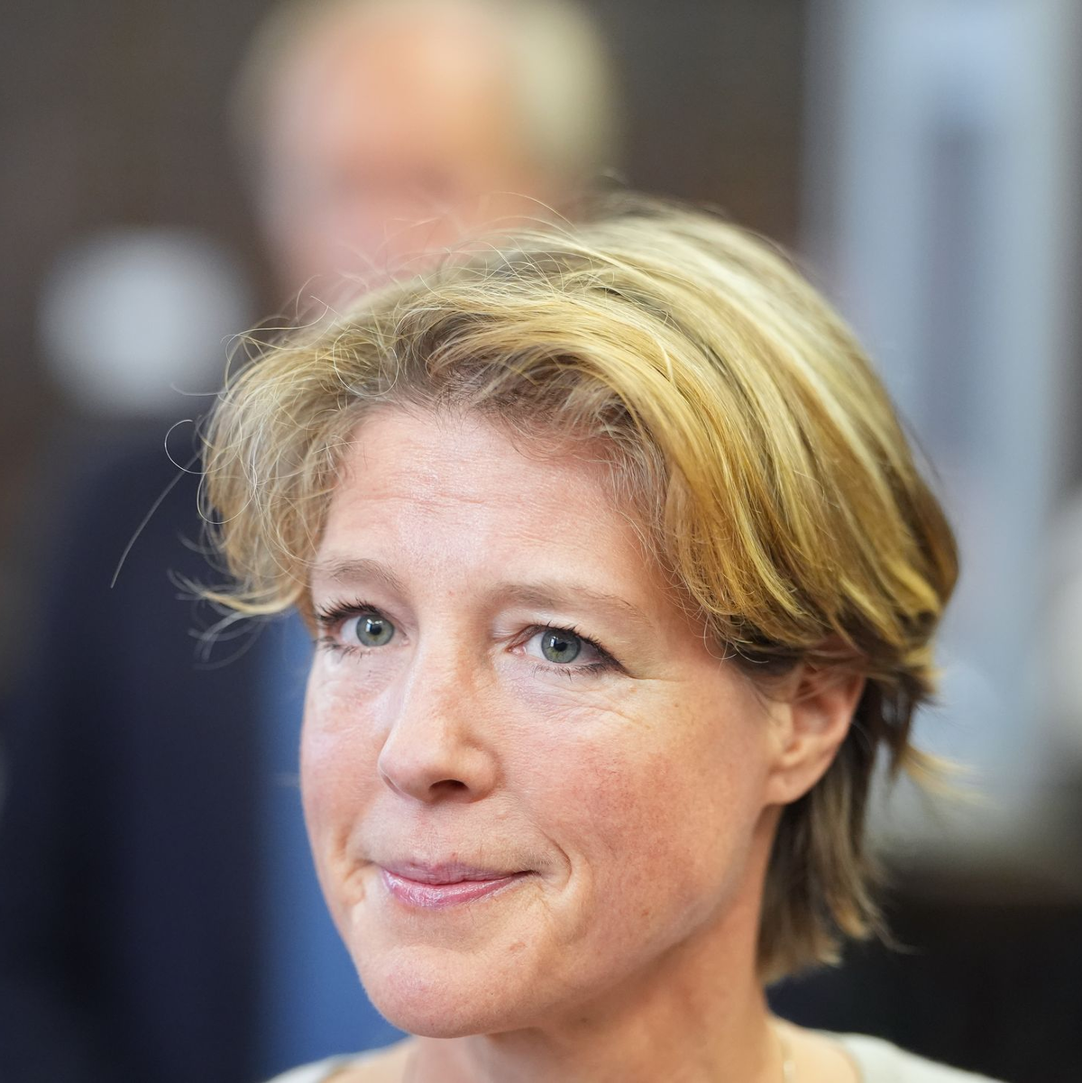 Christina Block ist angeklagt, den Auftrag zur Entführung ihrer Kinder gegeben zu haben. - Foto: Marcus Brandt/Pool dpa/dpa