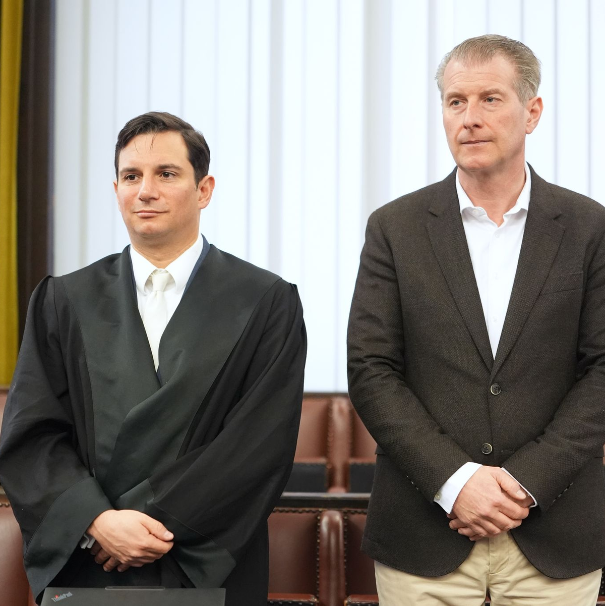 Der Ex-Mann von Christina Block, Stephan Hensel, ist Nebenkläger in dem Prozess. - Foto: Marcus Brandt/Pool dpa/dpa