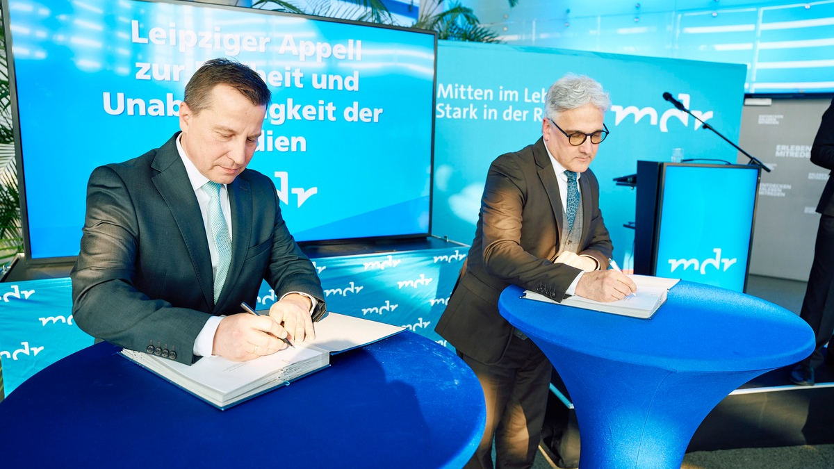 MDR initiiert „Leipziger Appell zur Freiheit und Unabhängigkeit der Medien“ - Foto: presseportal.de