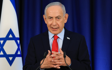 Israels Premier Netanjahu geht davon aus, dass der Iran kein Uran mehr anreichern und keine ballistischen Raketen mehr herstellen kann. - Foto: Ronen Zvulun/Pool Reuters/AP/dpa