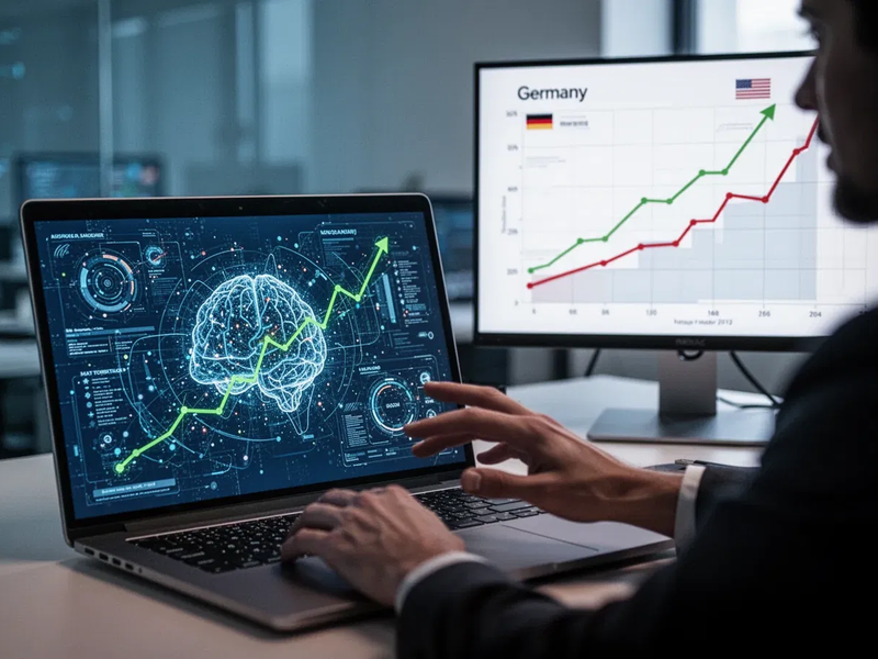 KI-Nutzung in deutschen Büros verdoppelt sich – USA brechen ein - Foto: über boerse-global.de