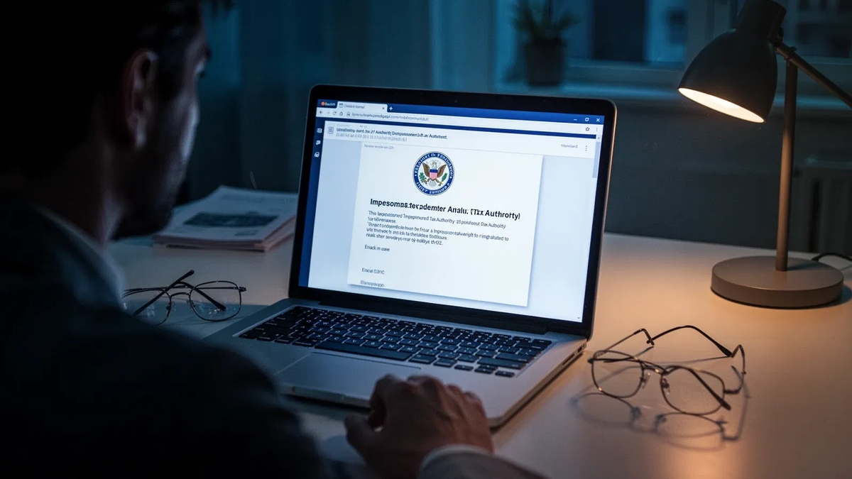 Phishing-Welle nutzt Steuerstress für Identitätsdiebstahl - Foto: über boerse-global.de