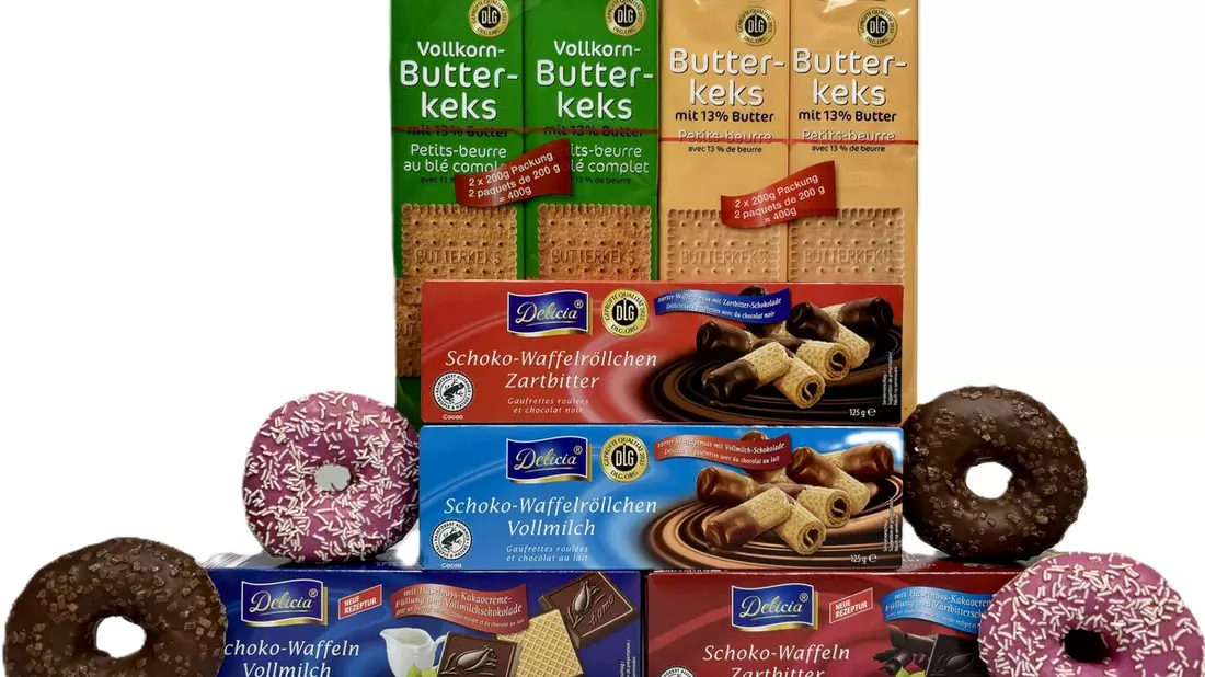 Zweite Preissenkung in nur einer Woche: NORMA reduziert zum Frühlingsanfang Süßwaren um bis zu 10 Prozent / GOLDBLUME Donuts, DELICIA Butterkekse und Schoko-Waffeln - Bild: presseportal.de