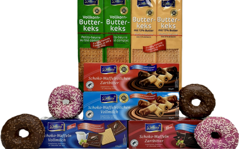 Zweite Preissenkung in nur einer Woche: NORMA reduziert zum Frühlingsanfang Süßwaren um bis zu 10 Prozent / GOLDBLUME Donuts, DELICIA Butterkekse und Schoko-Waffeln - Foto: presseportal.de