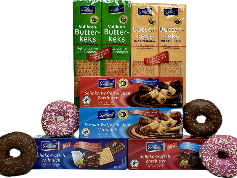 Zweite Preissenkung in nur einer Woche: NORMA reduziert zum Frühlingsanfang Süßwaren um bis zu 10 Prozent / GOLDBLUME Donuts, DELICIA Butterkekse und Schoko-Waffeln - Foto: presseportal.de