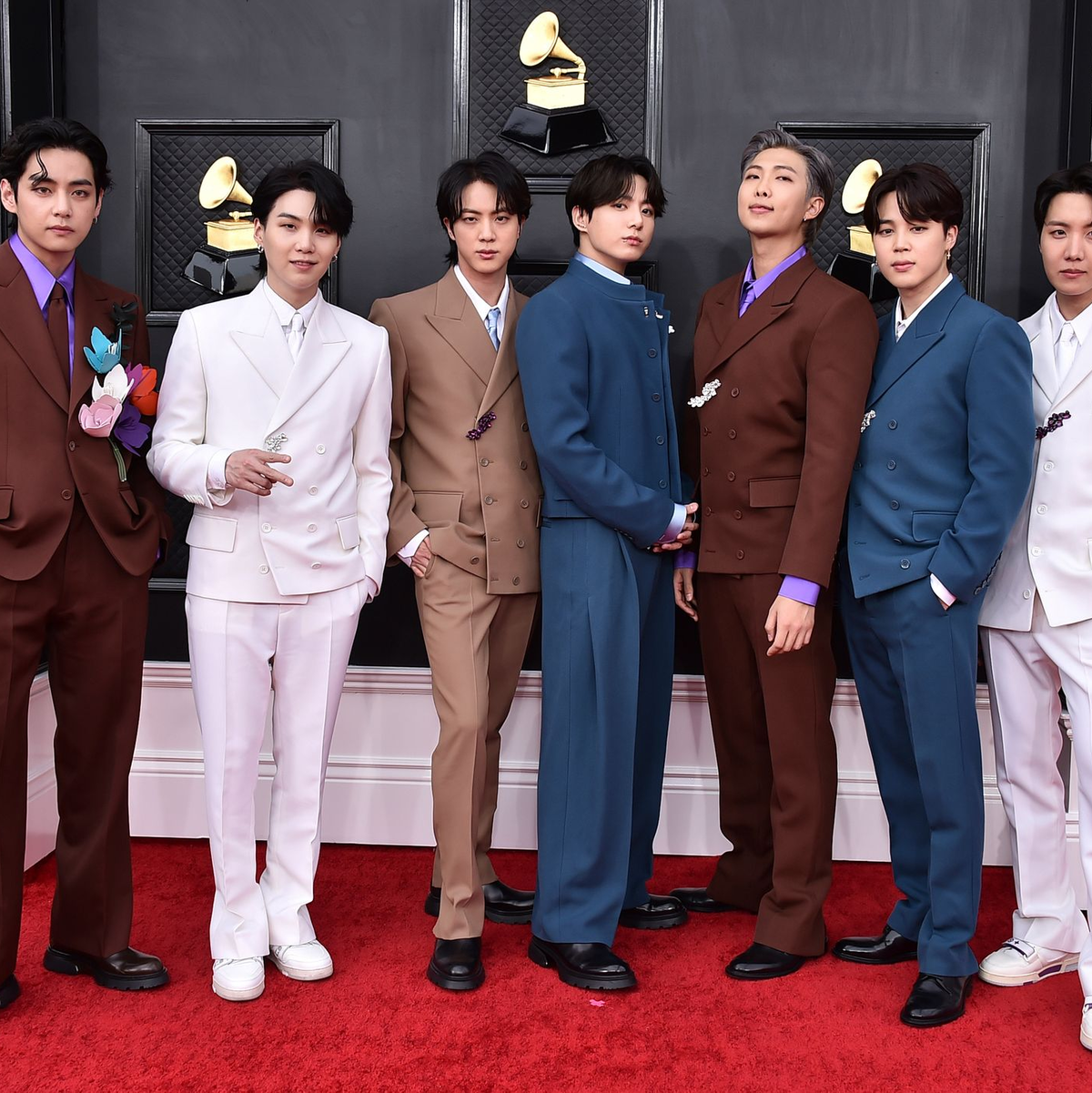 Die Band BTS kommt zu den 64th Annual Grammy Awards im Jahr 2022. Bald werden die Südkoreaner erneut international durchstarten. (Archivfoto) - Foto: Jordan Strauss/Invision/AP/dpa