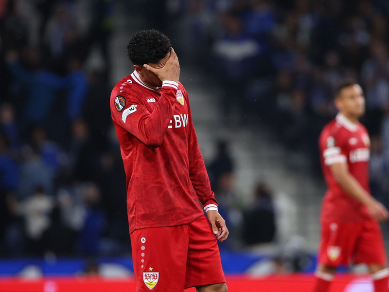 Das Europacup-Aus des VfB Stuttgart verringert die Chancen der Bundesliga auf einen zusätzlichen Champions-League-Startplatz. - Foto: Luis Vieira/AP/dpa