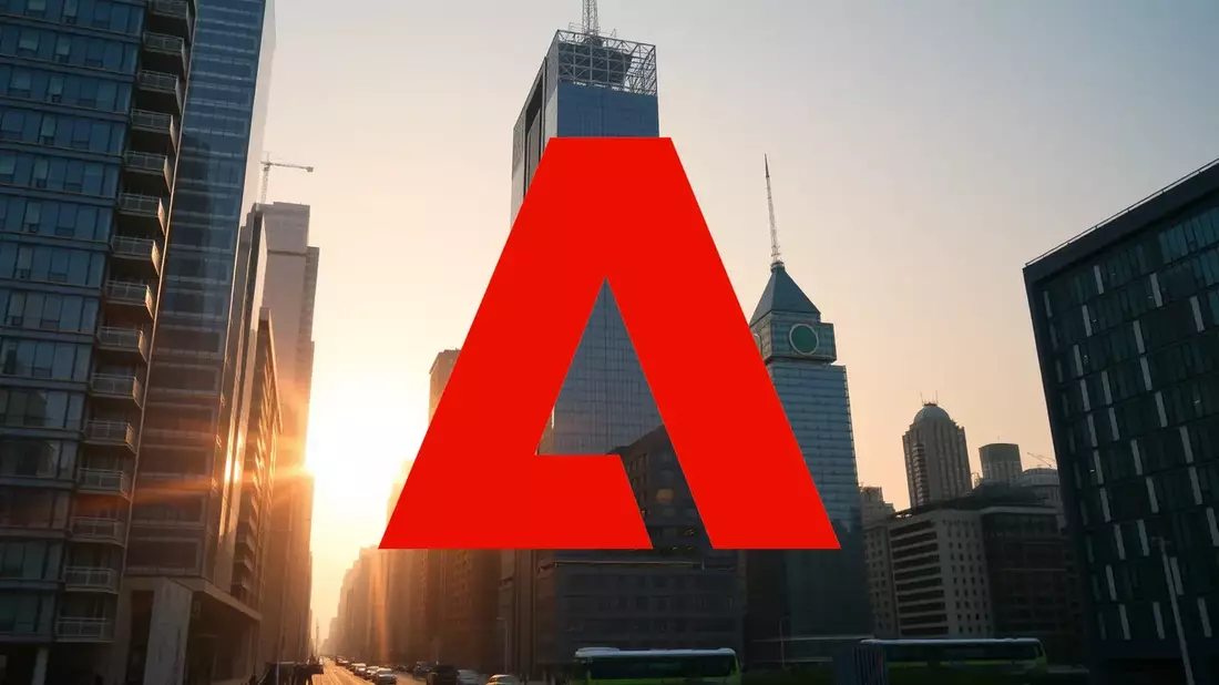 Adobe en la encrucijada: una tormenta perfecta de desafíos Illustration mit AI erstellt übermittelt durch boerse-global.de