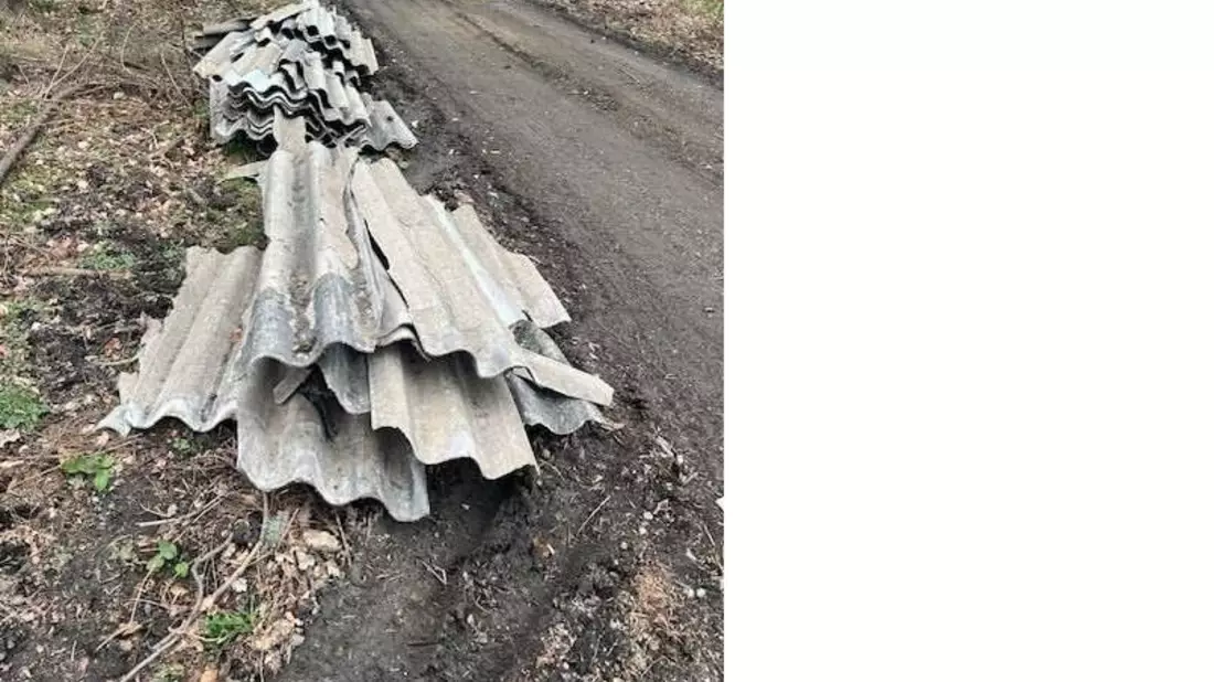 Mittelhessen: LAHN-DILL-KREIS: Zwei Fälle illegaler Müllentsorgung im Wald: Verdacht auf Asbestplatten + Unfallverursacher hinterlässt Zettel - Zeugen gesucht - Bild: presseportal.de