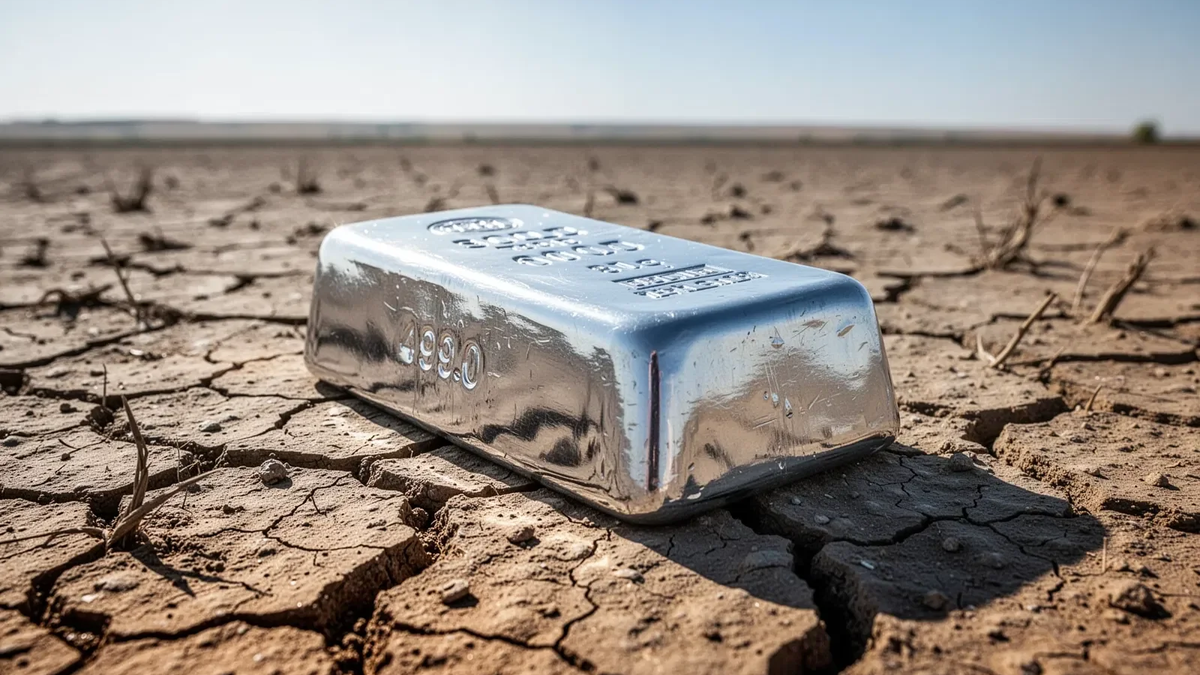 Silber: Kurseinbruch ignoriert physische Dürre - Foto: über boerse-global.de