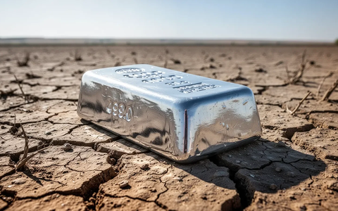 Silber: Kurseinbruch ignoriert physische Dürre - Foto: über boerse-global.de