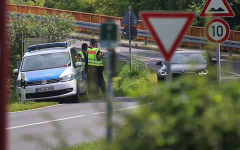 Verkehrskontrolle an einer deutschen Grenze (Archiv) - Foto: via dts Nachrichtenagentur
