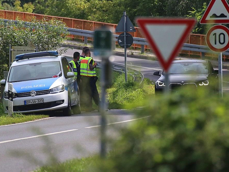 Verkehrskontrolle an einer deutschen Grenze (Archiv) - Foto: via dts Nachrichtenagentur