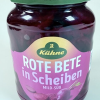 Produktrückruf Kühne Rote Bete Scheiben, 720ml im Glas: Gefahr durch Fremdkörper im Produkt - Foto: presseportal.de