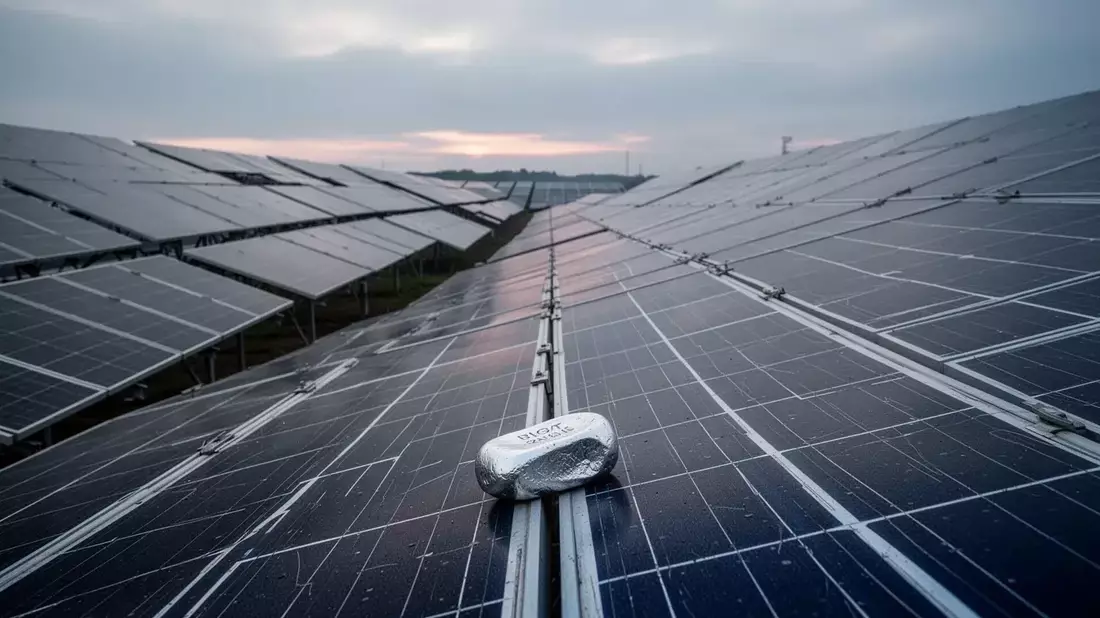 Silber: Solarbranche drosselt Nachfrage - Bild: über boerse-global.de