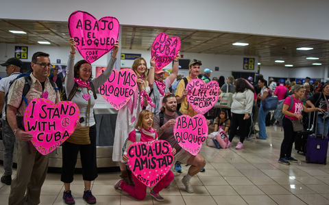 Aktivisten aus mehreren Ländern sind in Havanna bereits eingetroffen.  - Foto: Ramon Espinosa/AP/dpa