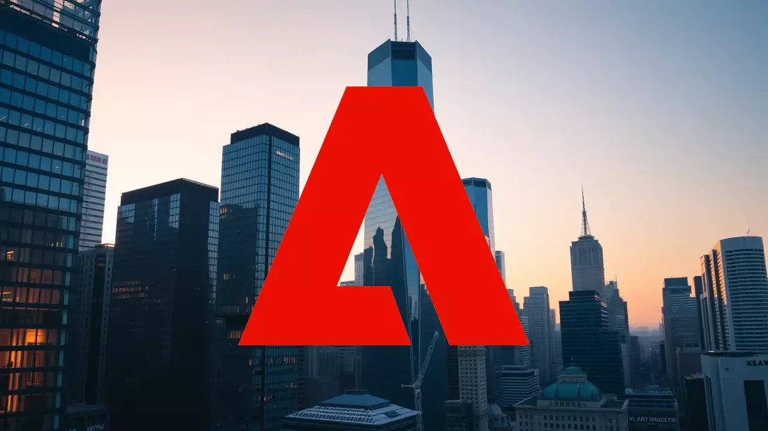 Adobe's Regulatory Settlement and Leadership Shift Cloud Strong Quarterly Performance Illustration mit AI erstellt übermittelt durch boerse-global.de