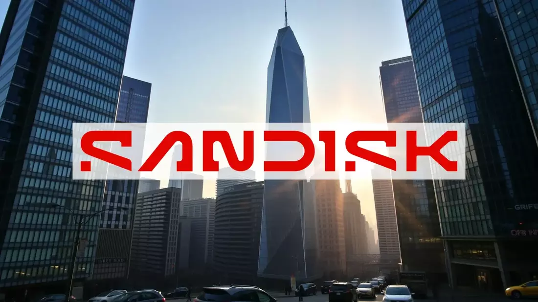 La acción de SanDisk enfrenta una tormenta perfecta Illustration mit AI erstellt übermittelt durch boerse-global.de