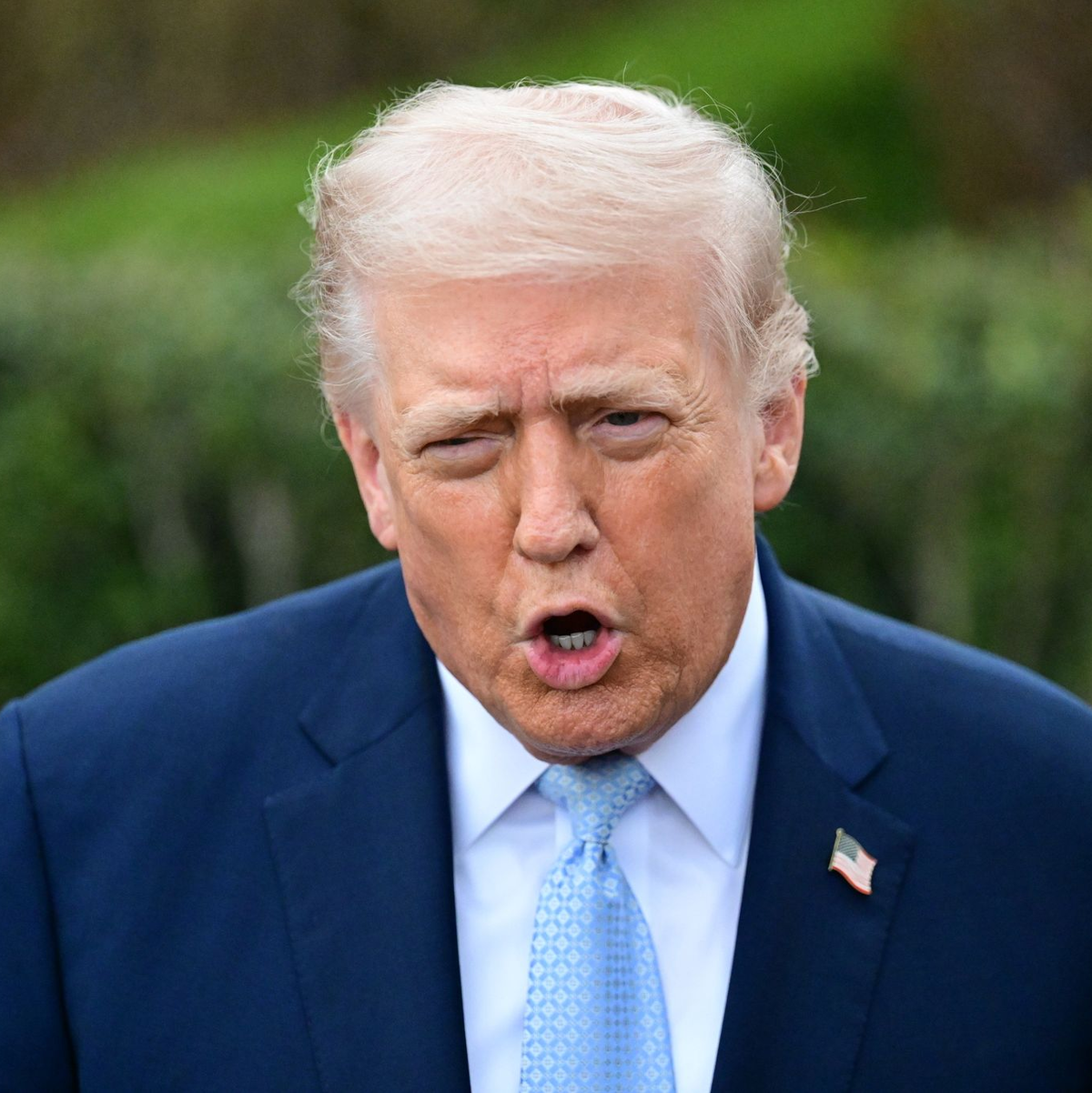 Trump bezeichnet die Nato-Verbündeten als «Feiglinge».  - Foto: Kyle Mazza, Kyle Mazza/TheNEWS2 via ZUMA Press Wire/dpa