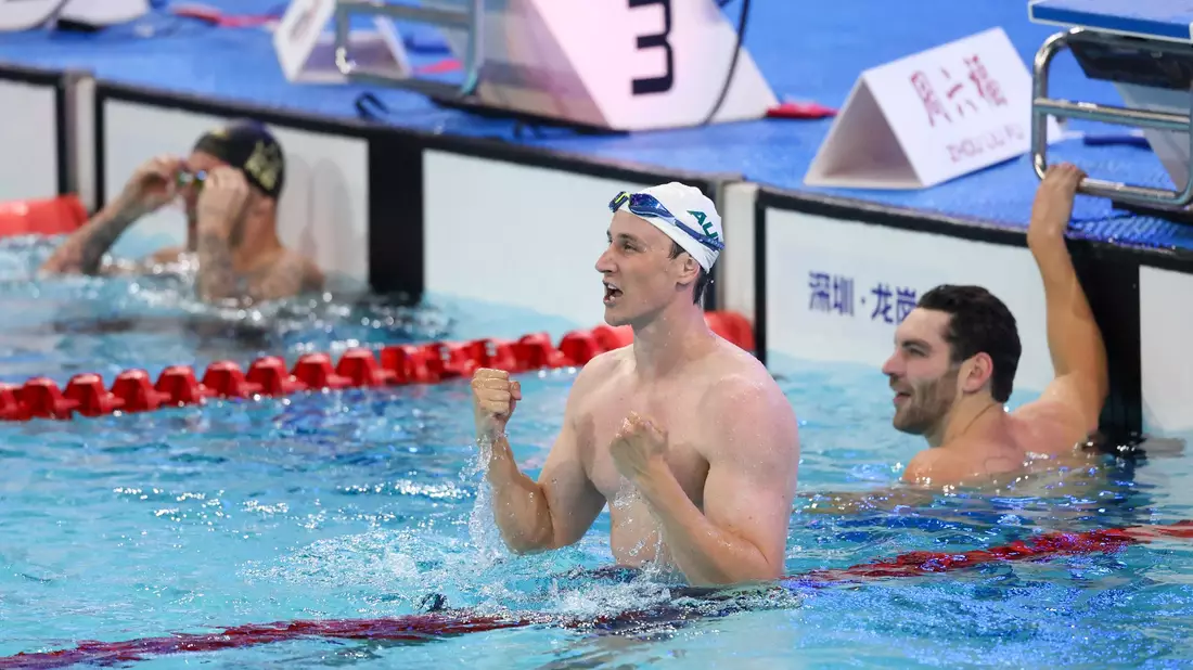 Weltrekord: Cameron McEvoy schwamm eine neue Bestmarke. - Bild: Liang Xu/XinHua/dpa