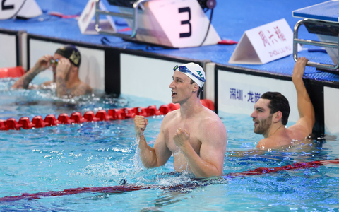 Weltrekord: Cameron McEvoy schwamm eine neue Bestmarke. - Foto: Liang Xu/XinHua/dpa