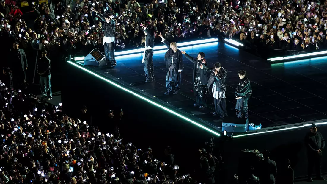 Die «Army» jubelte der Band zu.  - Bild: Kim Hong-Ji/Pool Reuters/AP/dpa