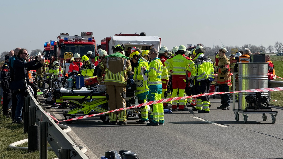 FW Gangelt: Hilfe ohne Grenzen: Erfolgreiche Großübung 