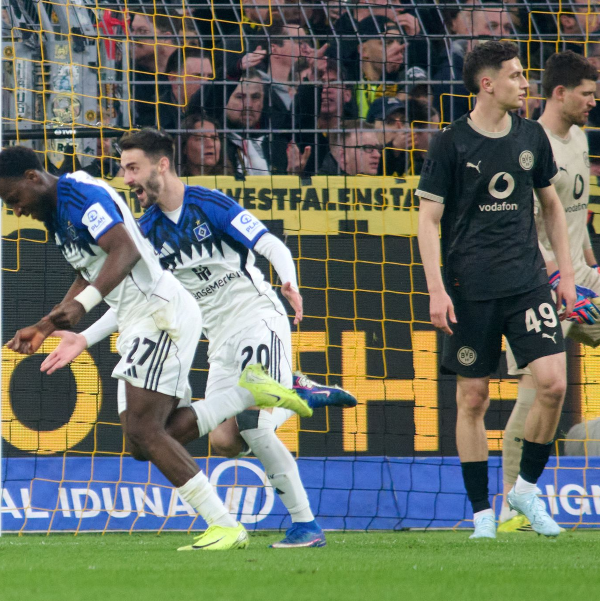 Der HSV ging 2:0 in Führung. - Foto: Bernd Thissen/dpa