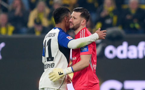 HSV-Keeper Heuer Fernandes war bester Mann bei den Gästen. - Foto: Bernd Thissen/dpa