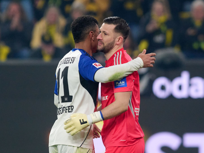 HSV-Keeper Heuer Fernandes war bester Mann bei den Gästen. - Foto: Bernd Thissen/dpa