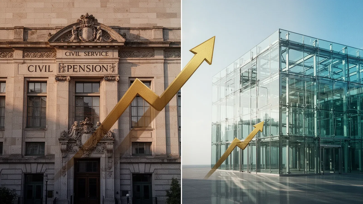 Beamtenpensionen: Kluft zu gesetzlicher Rente wächst weiter - Foto: über boerse-global.de