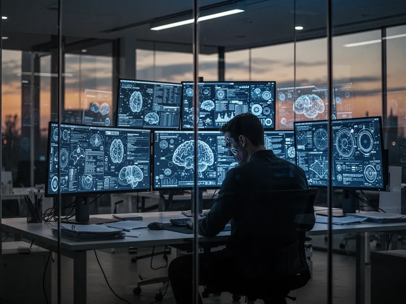 KI am Arbeitsplatz führt zu Brain Fry bei Mitarbeitern - Foto: über boerse-global.de