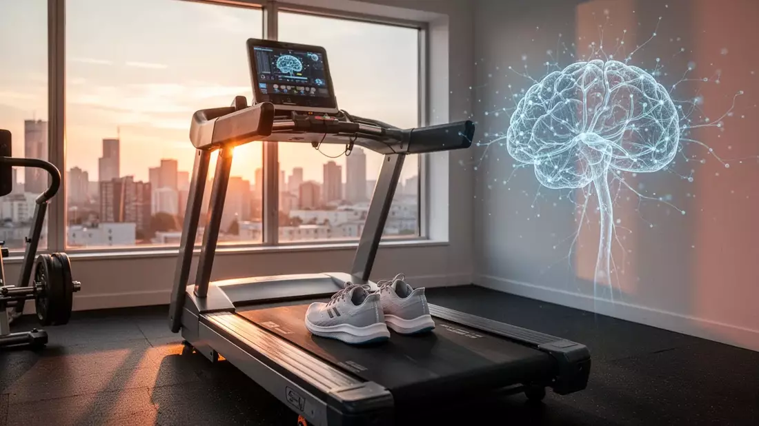 Studie: Schon 20 Minuten Bewegung stärken die Psyche Illustration mit AI erstellt übermittelt durch boerse-global.de
