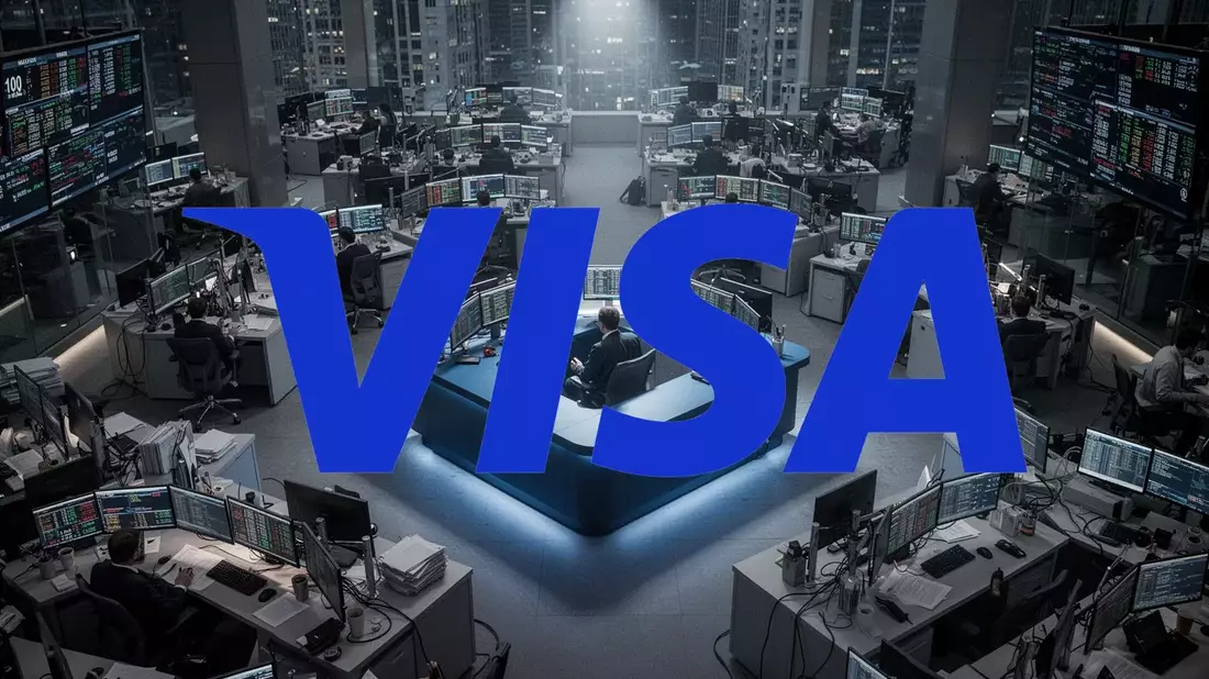 Visa Aktie: Institutionelle Uneinigkeit Illustration mit AI erstellt übermittelt durch boerse-global.de