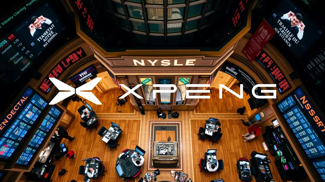 XPeng Shares Fall Despite Landmark Quarterly Profit Illustration mit AI erstellt übermittelt durch boerse-global.de