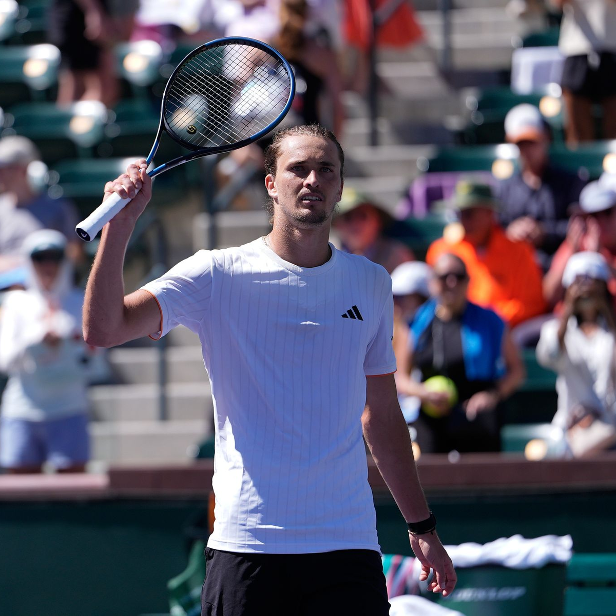 Alexander Zverev hat sein Auftaktspiel in Miami problemlos gewonnen. (Archivbild) - Foto: Mark J. Terrill/AP/dpa