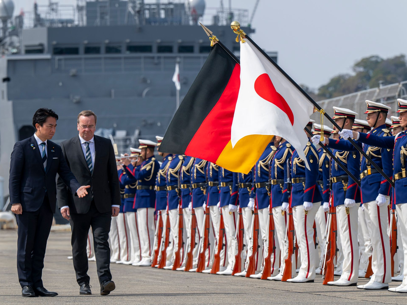 Verteidigungsminister Boris Pistorius (SPD) in Japan - Foto: Peter Kneffel/dpa