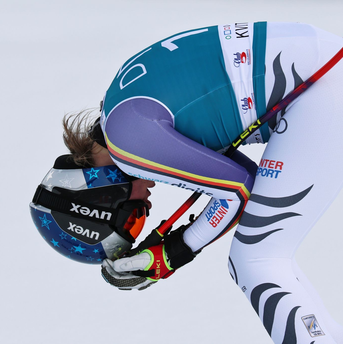 Emma Aicher verpasste den Gewinn der Abfahrts-Gesamtwertung. - Foto: Marco Trovati/AP/dpa