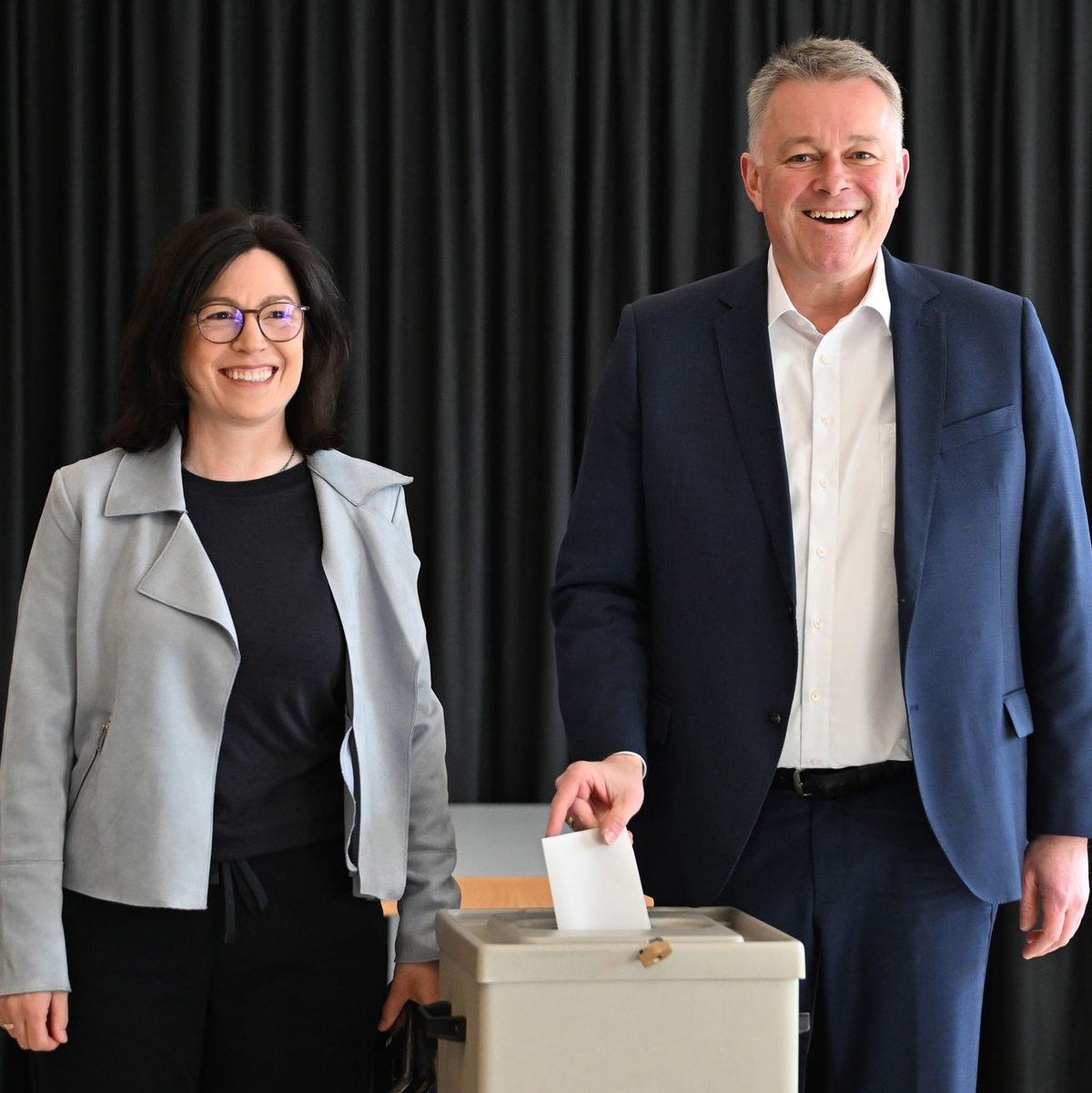 «Ich gehe mit einem tollen Gefühl in den Tag», sagte Schnieder. - Foto: Harald Tittel/dpa