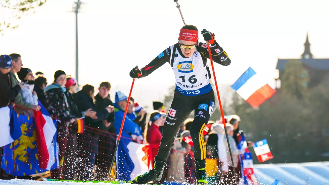 Janina Hettich-Walz auf der Strecke am Holmenkollen. - Bild: Heiko Junge/NTB/dpa