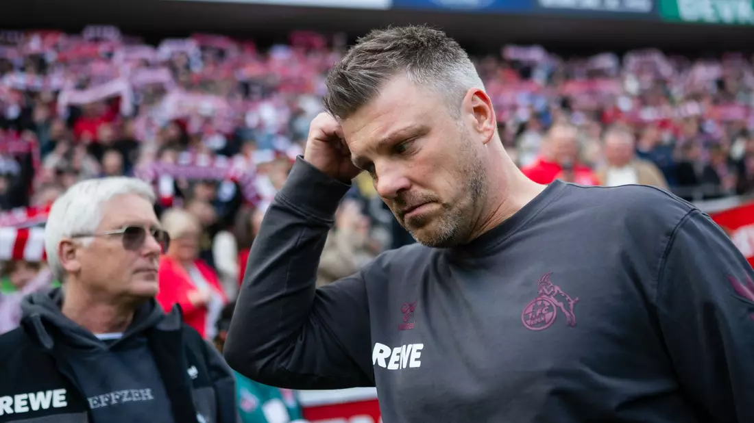 Lukas Kwasniok muss als Trainer des 1. FC Köln gehen. - Bild: Marius Becker/dpa