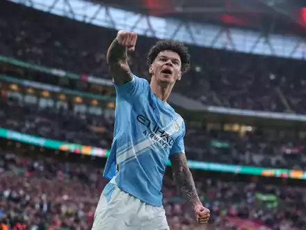 Doppeltorschütze für Manchester: Nico O'Reilly. - Foto: Richard Pelham/AP/dpa