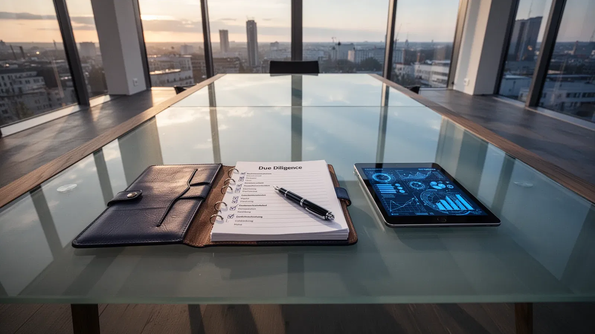 Due-Diligence-Checkliste 2026: KI und ESG verändern Unternehmenskäufe - Foto: über boerse-global.de