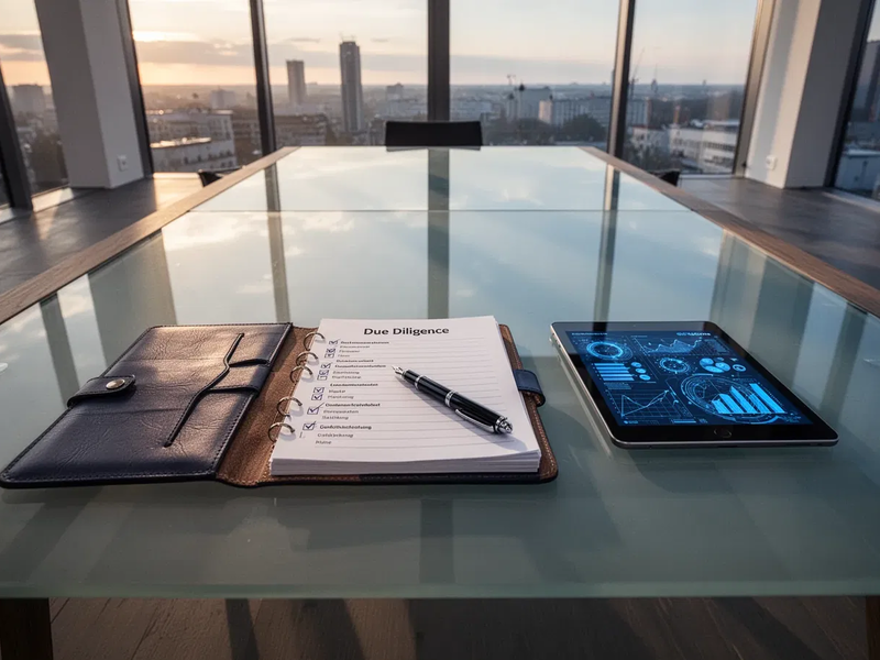 Due-Diligence-Checkliste 2026: KI und ESG verändern Unternehmenskäufe - Foto: über boerse-global.de