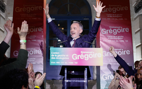 Mit Emmanuel Grégoire konnten die Sozialisten das Bürgermeisteramt in Paris verteidigen. - Foto: Kenzo Tribouillard/AFP/dpa