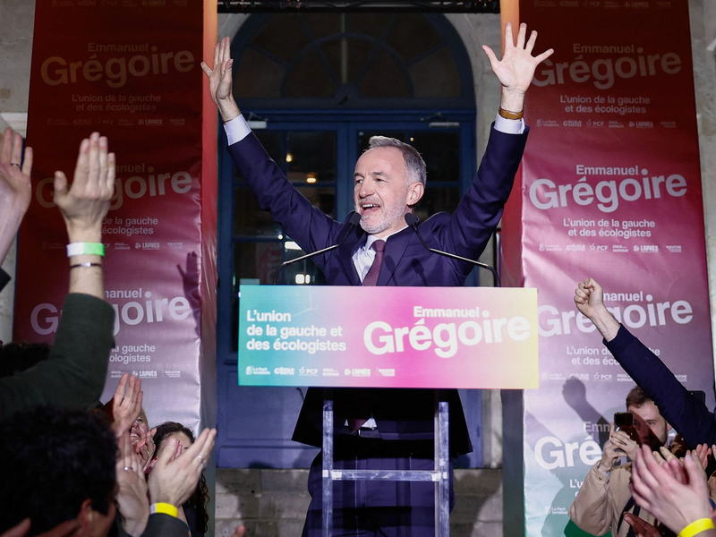 Mit Emmanuel Grégoire konnten die Sozialisten das Bürgermeisteramt in Paris verteidigen. - Foto: Kenzo Tribouillard/AFP/dpa